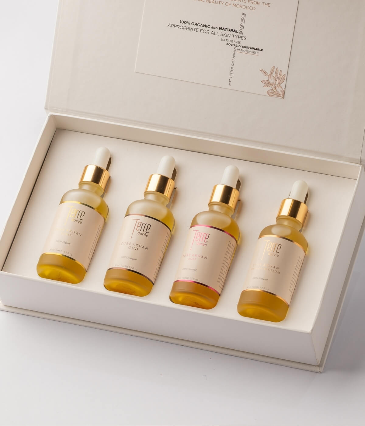 Coffret 4 Huiles – 50 ml